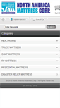 Mobile Screenshot of northamericamattress.com