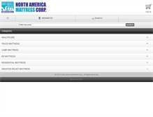 Tablet Screenshot of northamericamattress.com